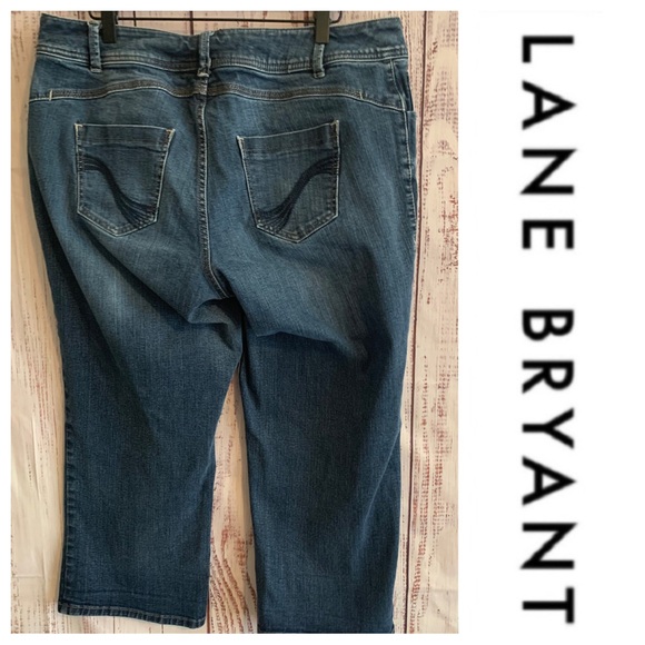 “Genius Fit” Stretch Denim Capris { Lane Bryant } - Picture 4 of 8